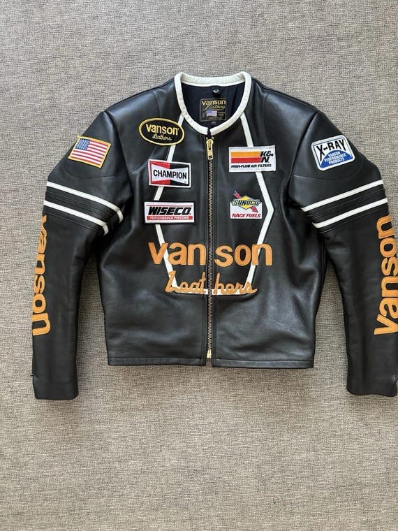 Vanson Leather Jacket Handmade Vanson Leather Jacket Genuine