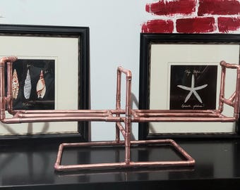 Bookshelves, copper, design, Copper Floating Bookshelf – Industrial Pipe Shelf – Handmade in NYC – Libra Arguta – Custom Size Available