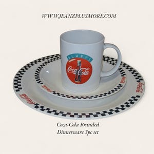 Coca-Cola Dinner Plate 3pc set