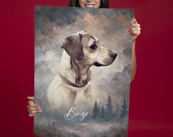 Personalisiertes Tierportrait: Individuelle Aquarell Katzen Kunst (Digitaler Download)