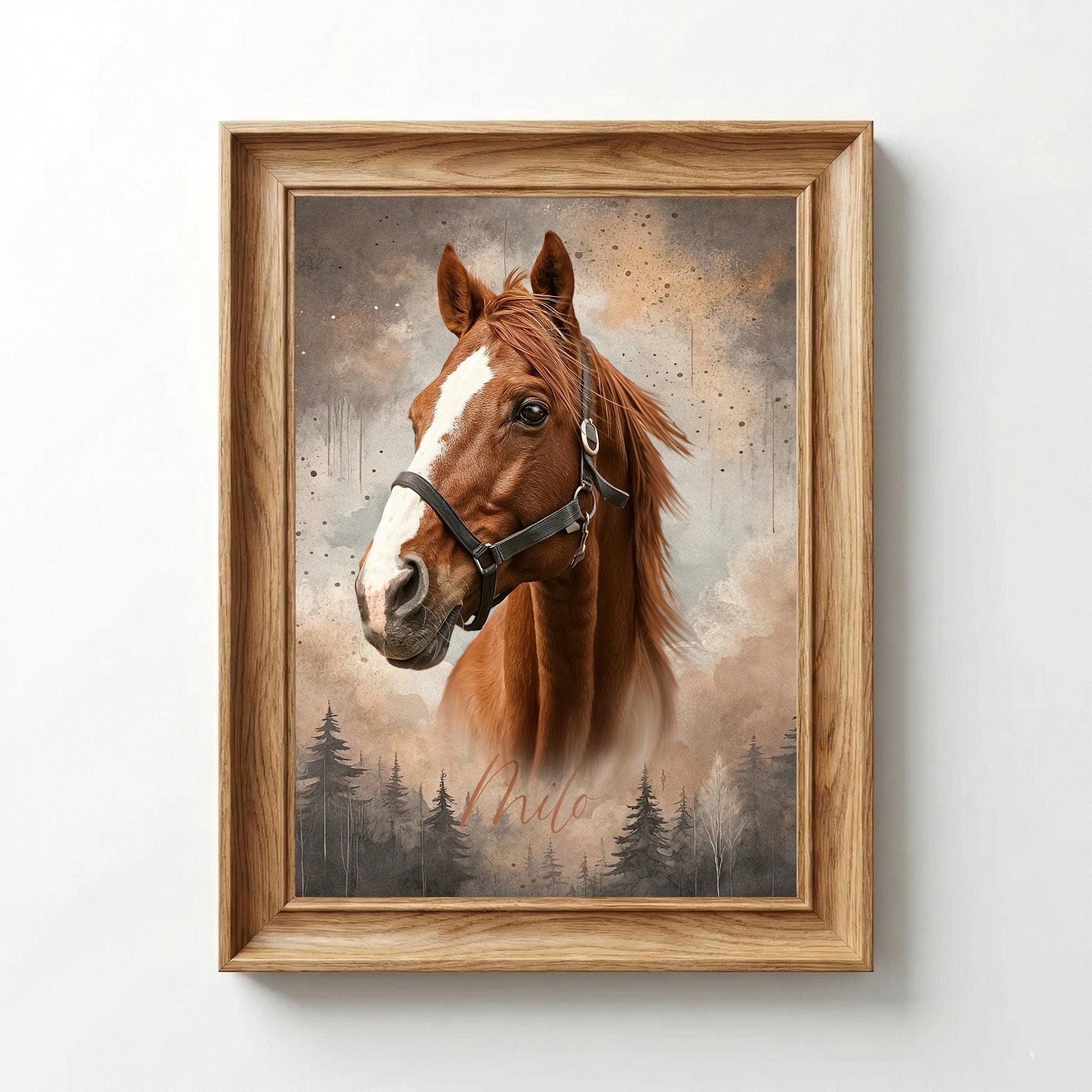 Personalized Pet Portrait: Custom Watercolor Dog & Cat Painting ...