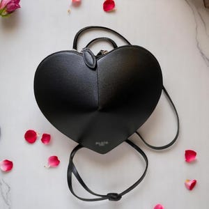 Heart Shaped Shoulder Bag | Cute Leather Handbag | Spring Summer Party Purse | Crossbody Bag for Women | Fashion Gift for Her | Y2K Style