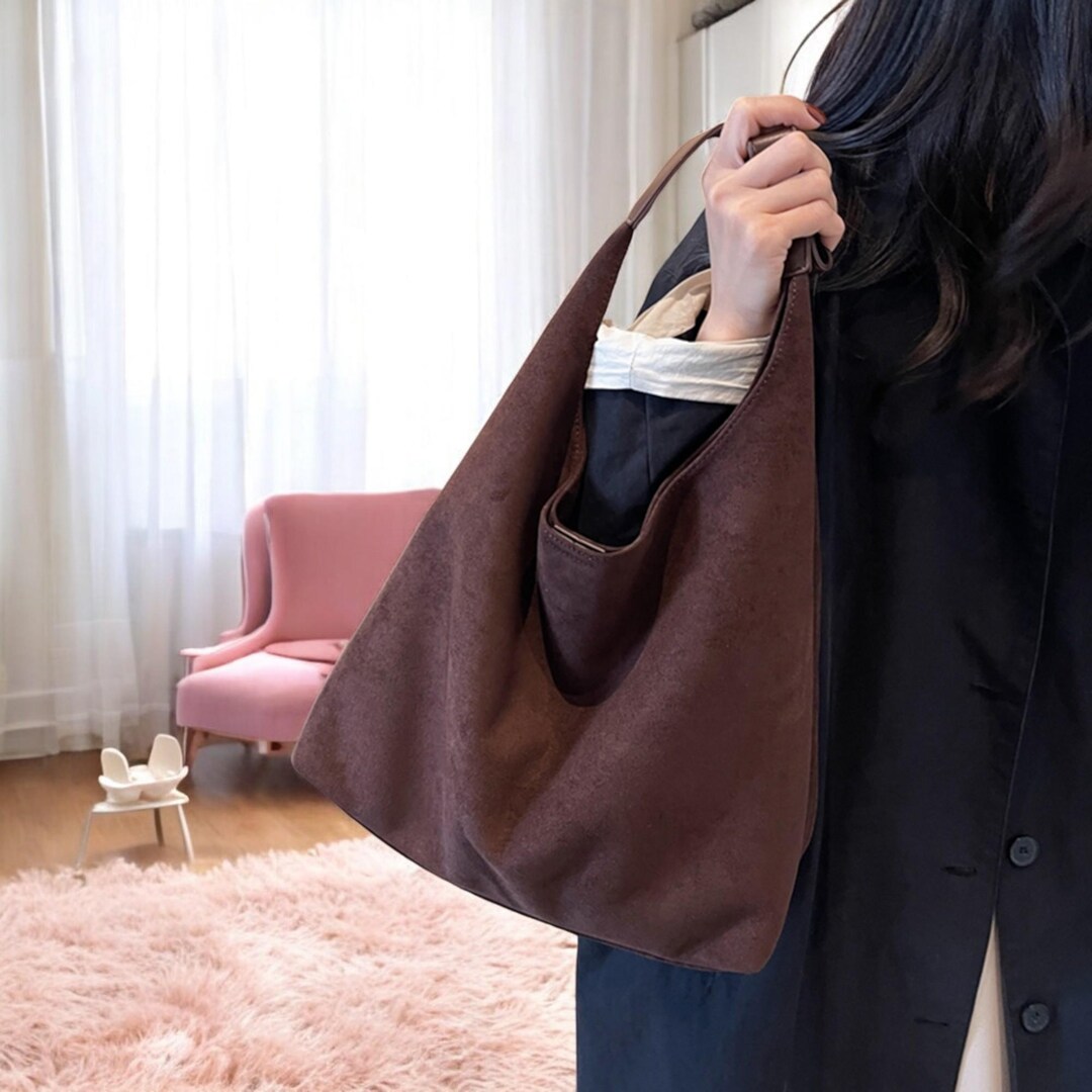Suede Computer Backpack Tan Suede Laptop Tote Bag: Genuine Leather Unisex Hobo - Etsy