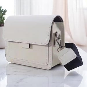 Classic PU Leather Crossbody Bag: Small Flap Messenger Purse