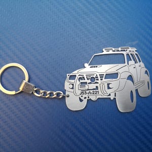 Custom car fan keychain,Nissan Patrol Y61