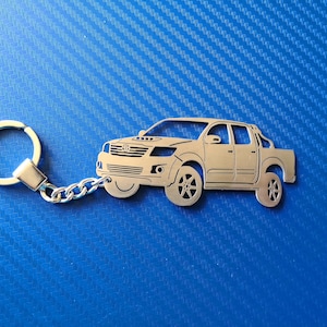 Portachiavi personalizzato per fan dell&#39;auto, Toyota Hilux