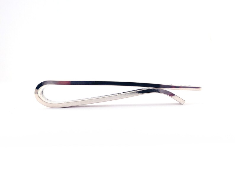 Personalized Monogrammed Sterling Silver Slide Tie Bar Etsy