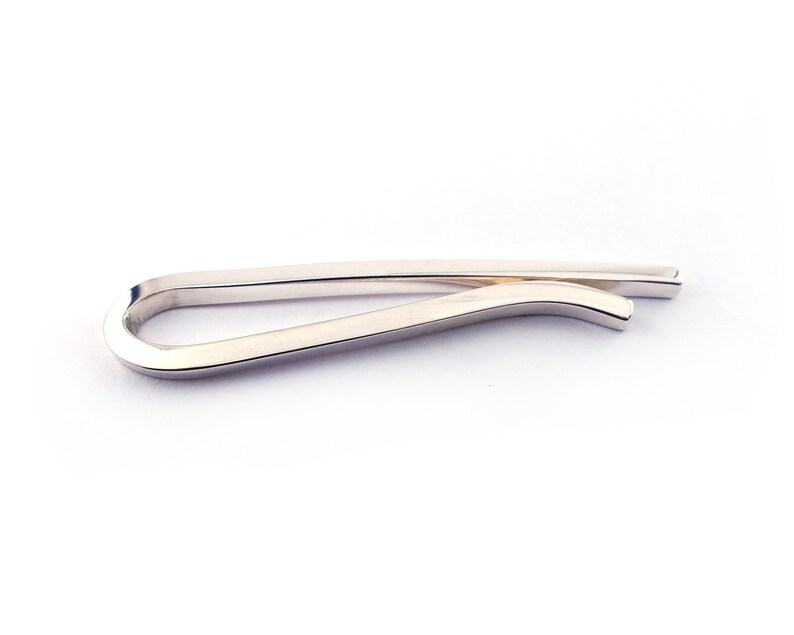 Amethyst Flush Set Square Slide Tie Bar Amethyst Tiebar Etsy