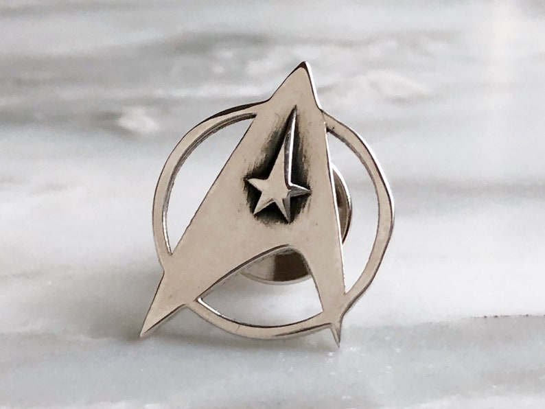 vintage star trek lapel pin