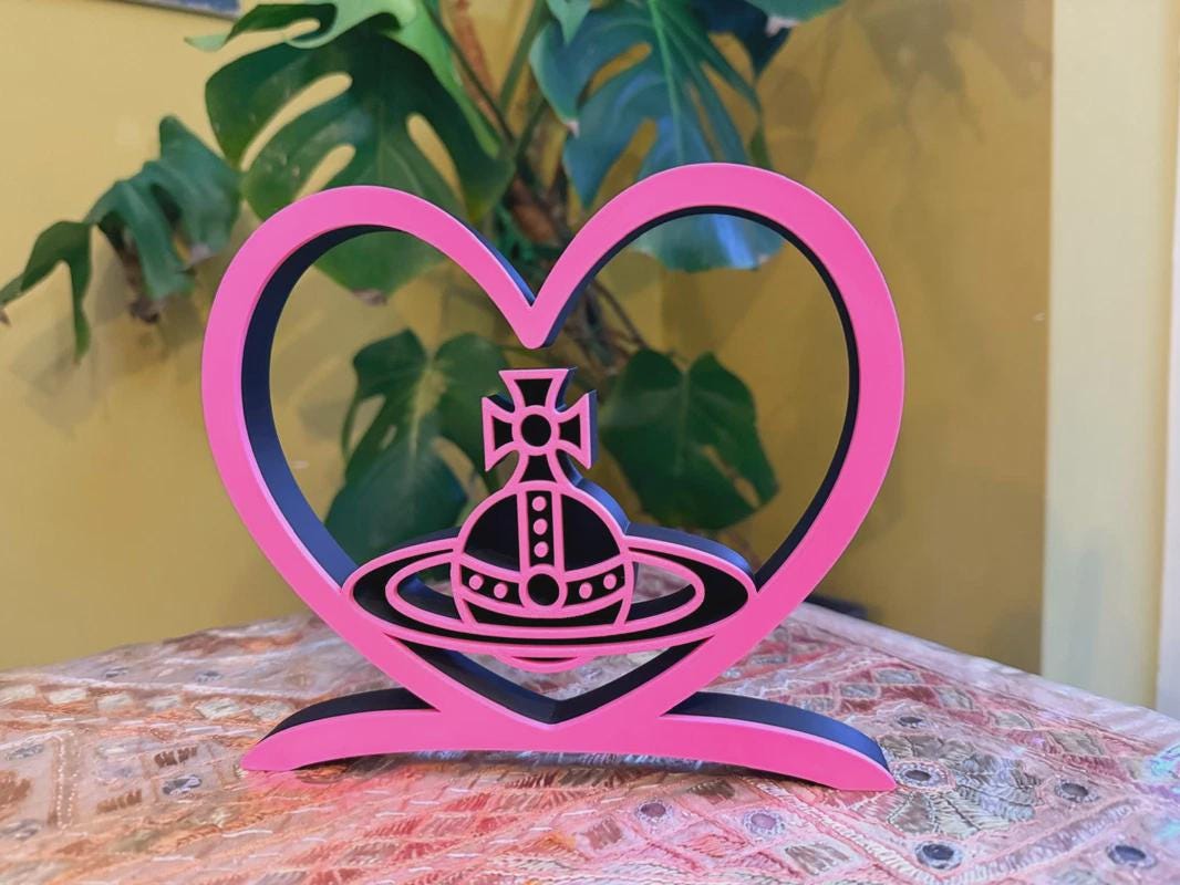 Red Heart Orb Vivienne Westwood - Etsy Hong Kong