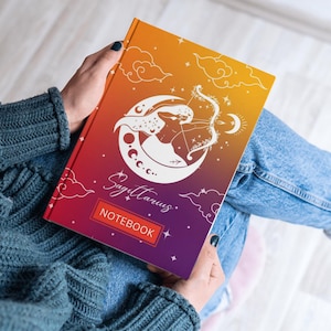 Schütze Sternzeichen Druckbare PDF – Aufkleber Bogen & Constellation Art | Astrologie Digitaler Download