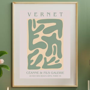 Groene vloei - Posters | Woondecoratie, galerijmuurafdruk, moderne kunstwerken, minimalistische muurkunst