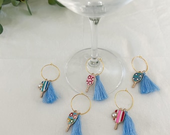 Dink & Drink Pickleball Wine/Drink Charms