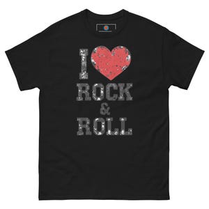 I Love Rock and Roll Tシャツ ミュージック メタルヘッド Tシャツ ロッカーファッション ヘビーメタル Tシャツ ハードロックミュージック Tシャツ メタルヘッドファッション ヘッドバンガーファッション