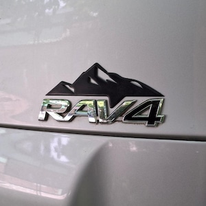 Toyota Rav4 Logotipo Montañas Emblema