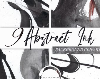 Printable Abstract Clipart– Digital Backgrounds for Invitations, Scrapbooking, Graphic Design, and Wall Art- Instant Download"