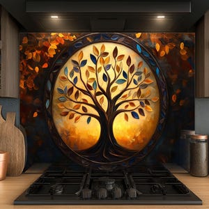 Dosseret en verre trempé, Dosseret en verre pour la cuisine, Couvercle supérieur de cuisinière, Dosseret de poêle, Dosseret de cuisine, Dosseret pour cuisinière