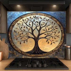 Dosseret en verre trempé, Dosseret en verre pour la cuisine, Couvercle supérieur de cuisinière, Dosseret de poêle, Dosseret de cuisine, Dosseret pour cuisinière