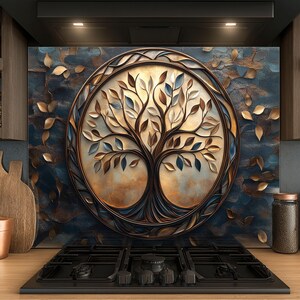 Dosseret en verre trempé, Dosseret en verre pour la cuisine, Couvercle supérieur de cuisinière, Dosseret de poêle, Dosseret de cuisine, Dosseret pour cuisinière