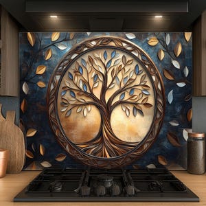 Dosseret en verre trempé, Dosseret en verre pour la cuisine, Couvercle supérieur de cuisinière, Dosseret de poêle, Dosseret de cuisine, Dosseret pour cuisinière