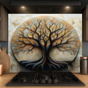 Dosseret en verre trempé, Dosseret en verre pour la cuisine, Couvercle supérieur de cuisinière, Dosseret de poêle, Dosseret de cuisine, Dosseret pour cuisinière
