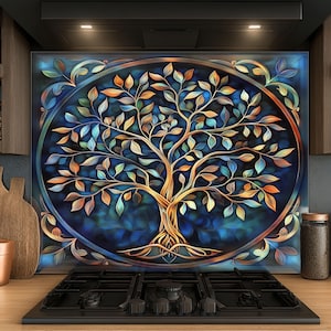 Dosseret en verre trempé, Dosseret en verre pour la cuisine, Couvercle supérieur de cuisinière, Dosseret de poêle, Dosseret de cuisine, Dosseret pour cuisinière