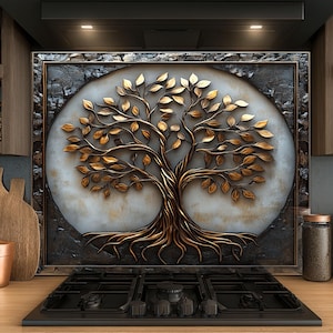 Dosseret en verre trempé, Dosseret en verre pour la cuisine, Couvercle supérieur de cuisinière, Dosseret de poêle, Dosseret de cuisine, Dosseret pour cuisinière