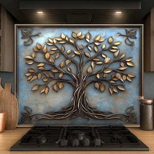 Dosseret en verre trempé, Dosseret en verre pour la cuisine, Couvercle supérieur de cuisinière, Dosseret de poêle, Dosseret de cuisine, Dosseret pour cuisinière