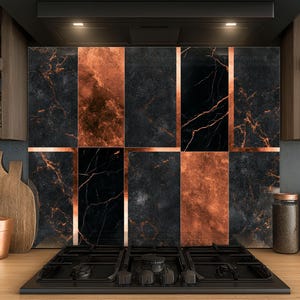 Dosseret en verre trempé, Dosseret en verre pour la cuisine, Couvercle supérieur de cuisinière, Dosseret de poêle, Dosseret de cuisine, Dosseret pour cuisinière