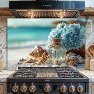 Seaside Shells bakstycke i härdat glas – värme- och reptålig