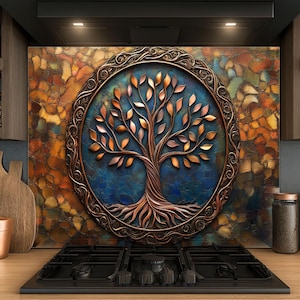 Dosseret en verre trempé, Dosseret en verre pour la cuisine, Couvercle supérieur de cuisinière, Dosseret de poêle, Dosseret de cuisine, Dosseret pour cuisinière