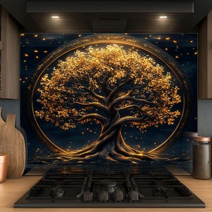 Dosseret en verre trempé, Dosseret en verre pour la cuisine, Couvercle supérieur de cuisinière, Dosseret de poêle, Dosseret de cuisine, Dosseret pour cuisinière