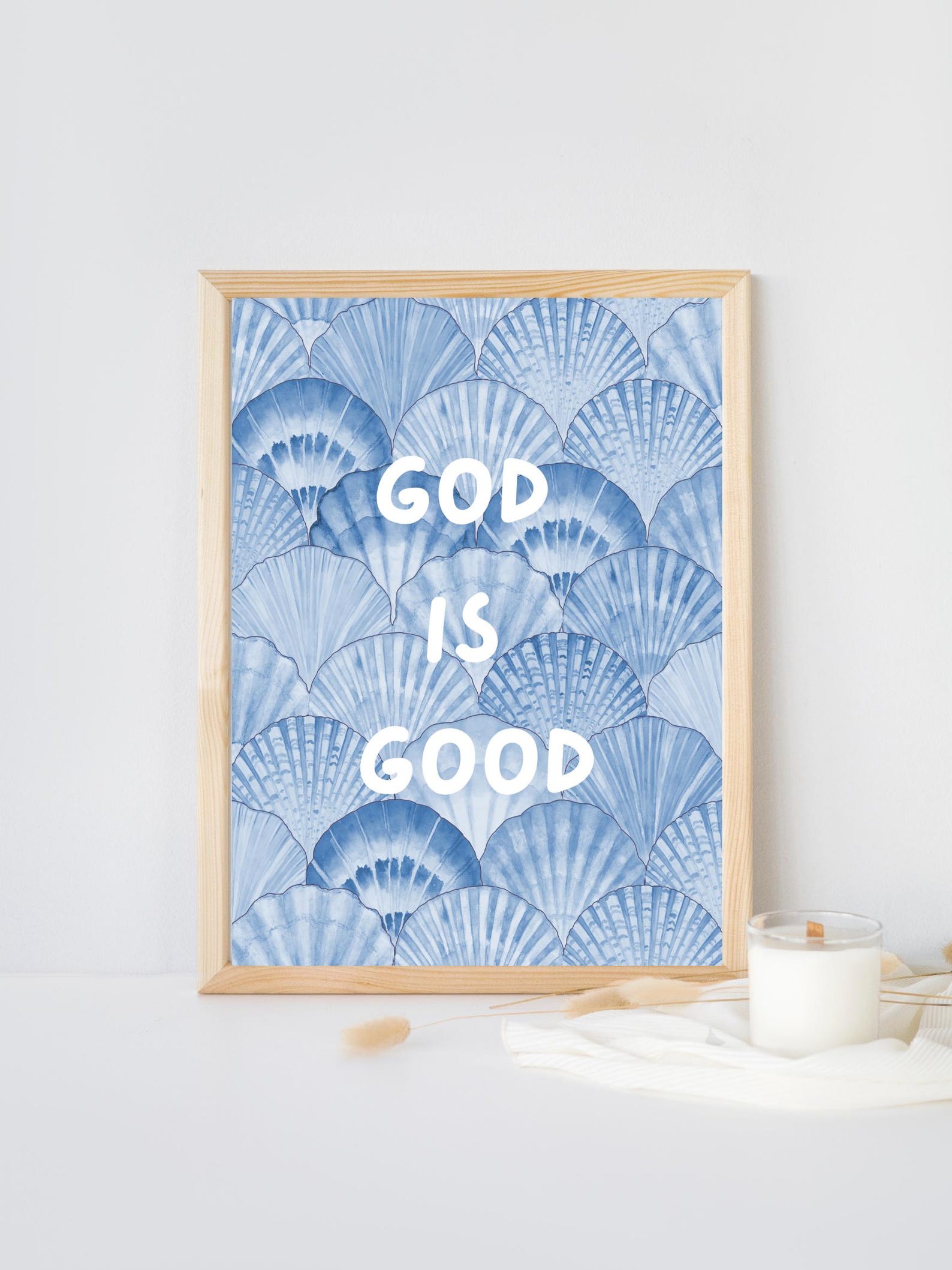 Coastal Christian Wall Art, 