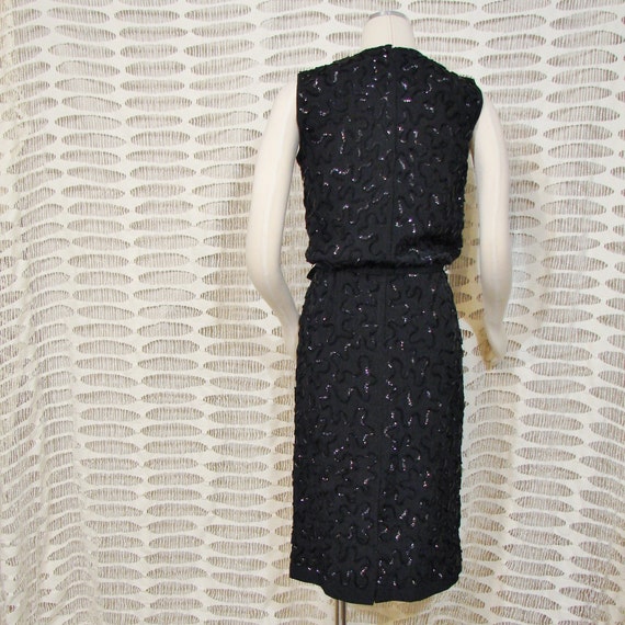 little black dress glitter