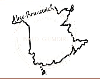 New Brunswick, Canadese provincie en territoria, SVG, digitaal, bestand knippen