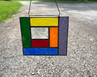 Rainbow sun catcher with bevel