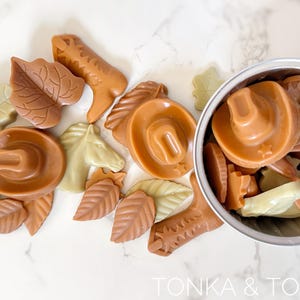 Tonka & Tobacco Wax Melts | Sweet Tobacco, Spice, Tonka Bean, Vanilla, Cacao | Cute Shaped Wax Melts with Cowboy Hats |Hand Crafted in Texas