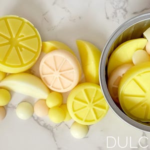 Dulce Lemon ~Strong Scented Wax Melts | Cute Shaped Wax Melts with a Perfect Sweet & Tart Lemon Scent | Hand Crafted in Texas