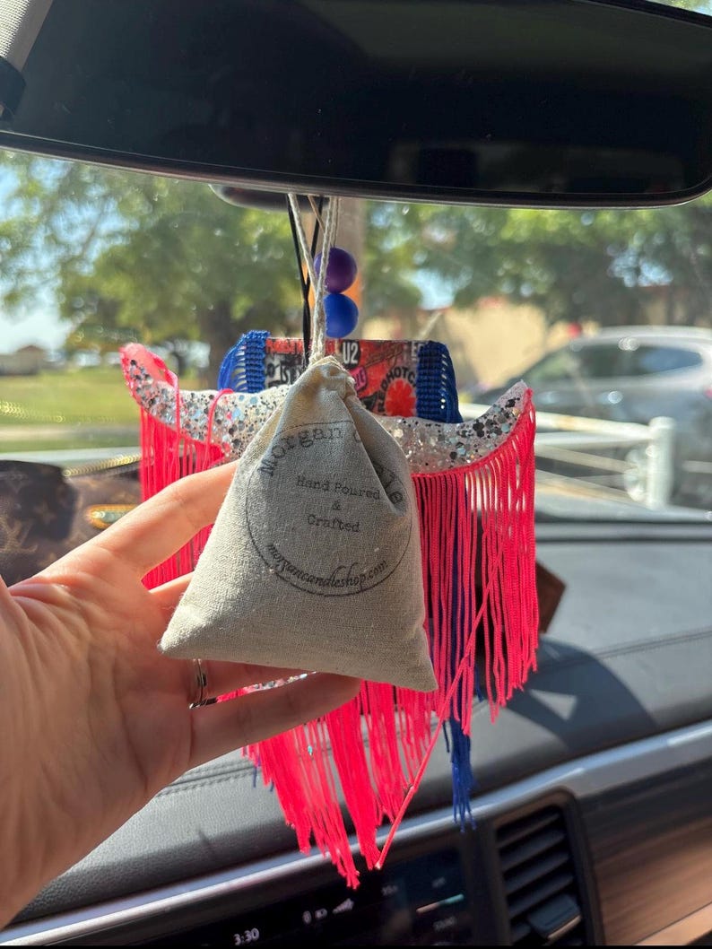 Scented Sachet (Air Freshener) CUSTOM ORDER | Long Lasting Scent | Use to freshen Cars, Closets, Drawers, Gym Bag, Diaper Bin, Bathroom etc. image 3