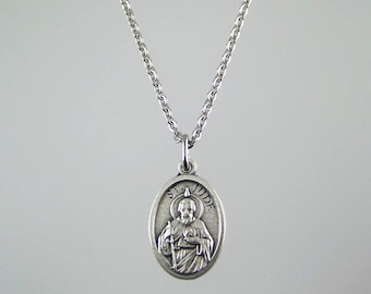 Saint Jude Medal Necklace