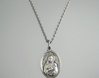 Saint Catherine Medal Necklace