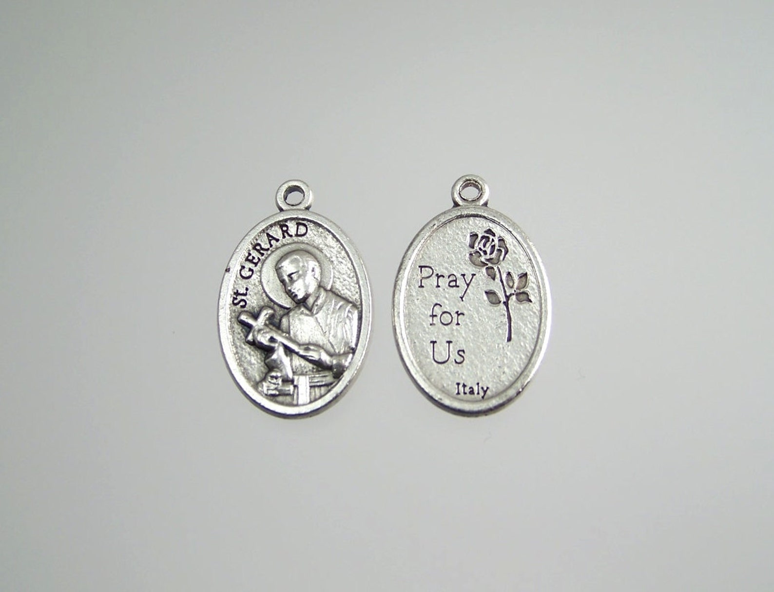 Saint Gerard Medal Necklace Etsy