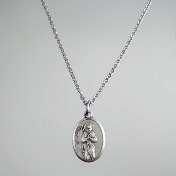 Saint James Medal Necklace