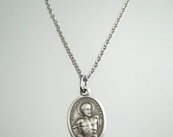 Saint Dismas Medal Necklace