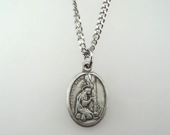 Saint Mary Magdalen Medal Necklace