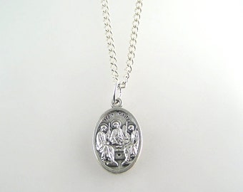 Holy Trinity Medal Necklace