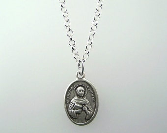 Saint Thomas Aquinas Medal Necklace