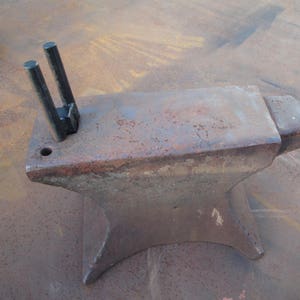 Blacksmith bending fork, anvil hardy tool