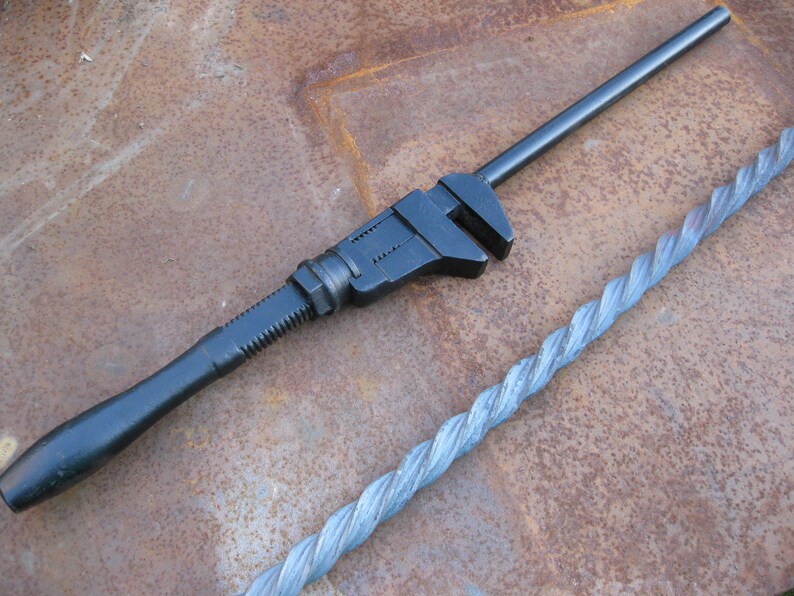 Blacksmith Adjustable Twisting Wrench Large Ironwork Tool Etsy