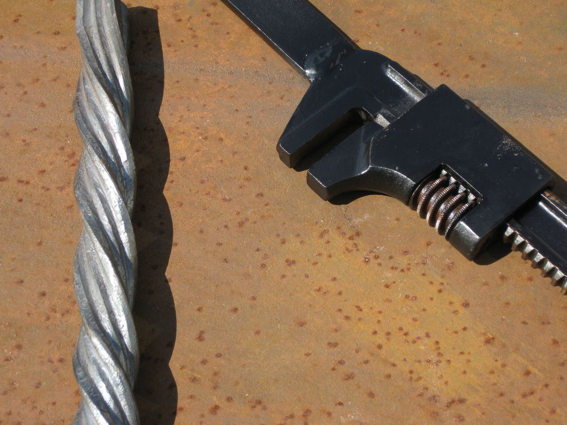 Blacksmith Adjustable Twisting Wrench Ironwork Tool Etsy